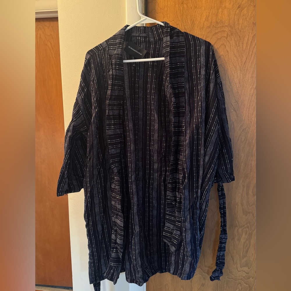 Black and White Kimono Cardigan